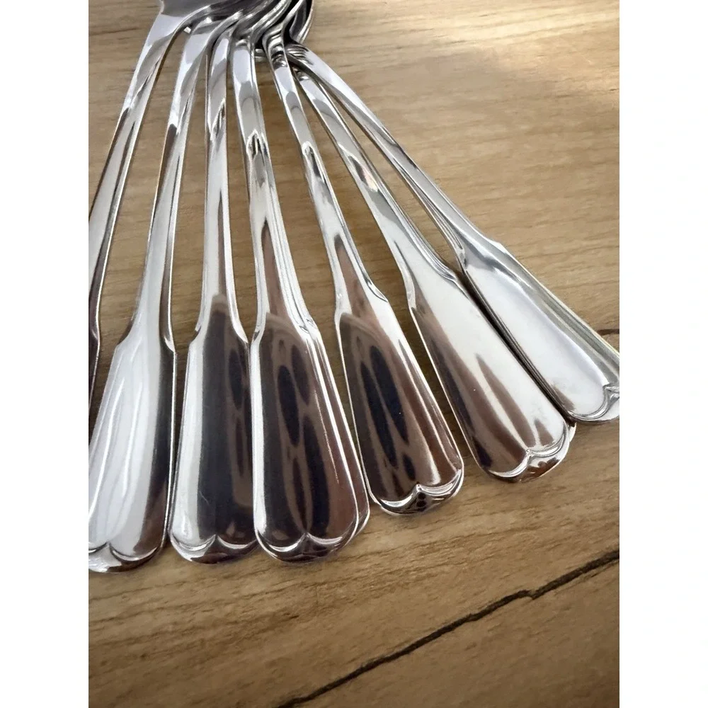 Set of 11 NEW Oneida PLYMOUTH ROCK Stainless Steel Tall Drink Spoons‎ Knife Fork